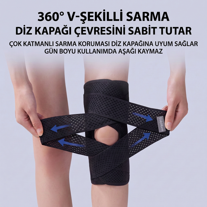 360 derece V şekilli sarma
