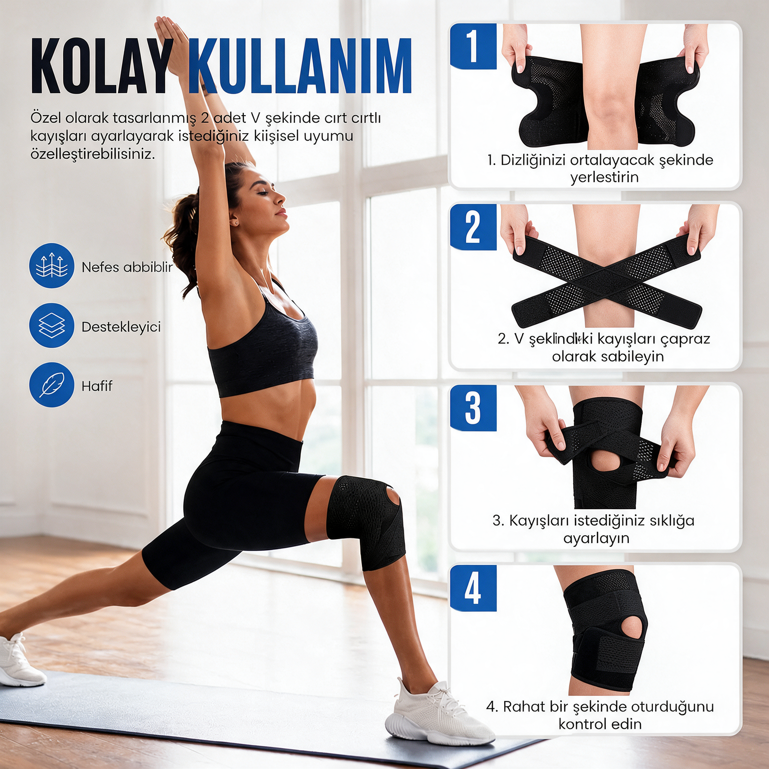 Kolay kullanım adımları