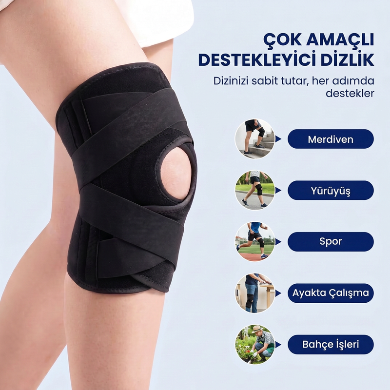 Yan Destekli Dizlik ile Her Adımda Güvenle Hareket Edin